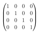 matrix3d()関数の行列の初期値